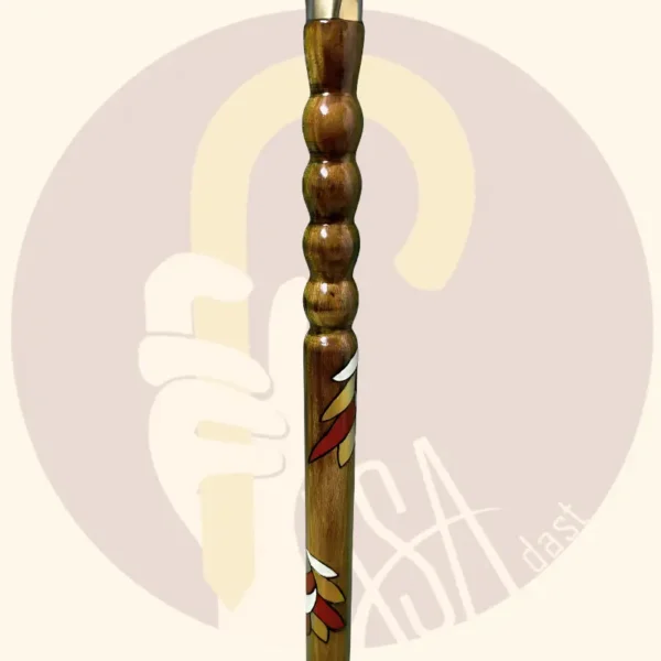 Wooden Cane with Eagle Head - Image 2
