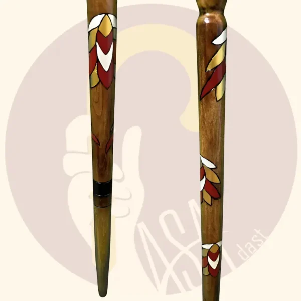 Wooden Cane with Eagle Head - Image 4