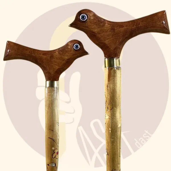 Black Engraved Cane