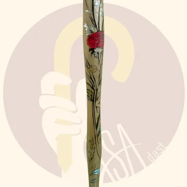 Black Engraved Cane - Image 6