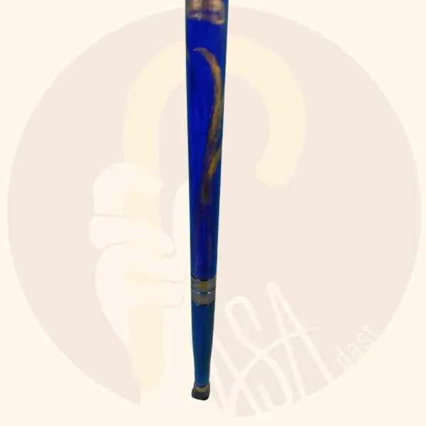 Blue Orchid Wooden Cane - Image 3