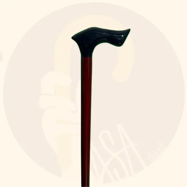 Persia Cane Black D-Handle Hazelnut Shaft - Image 3